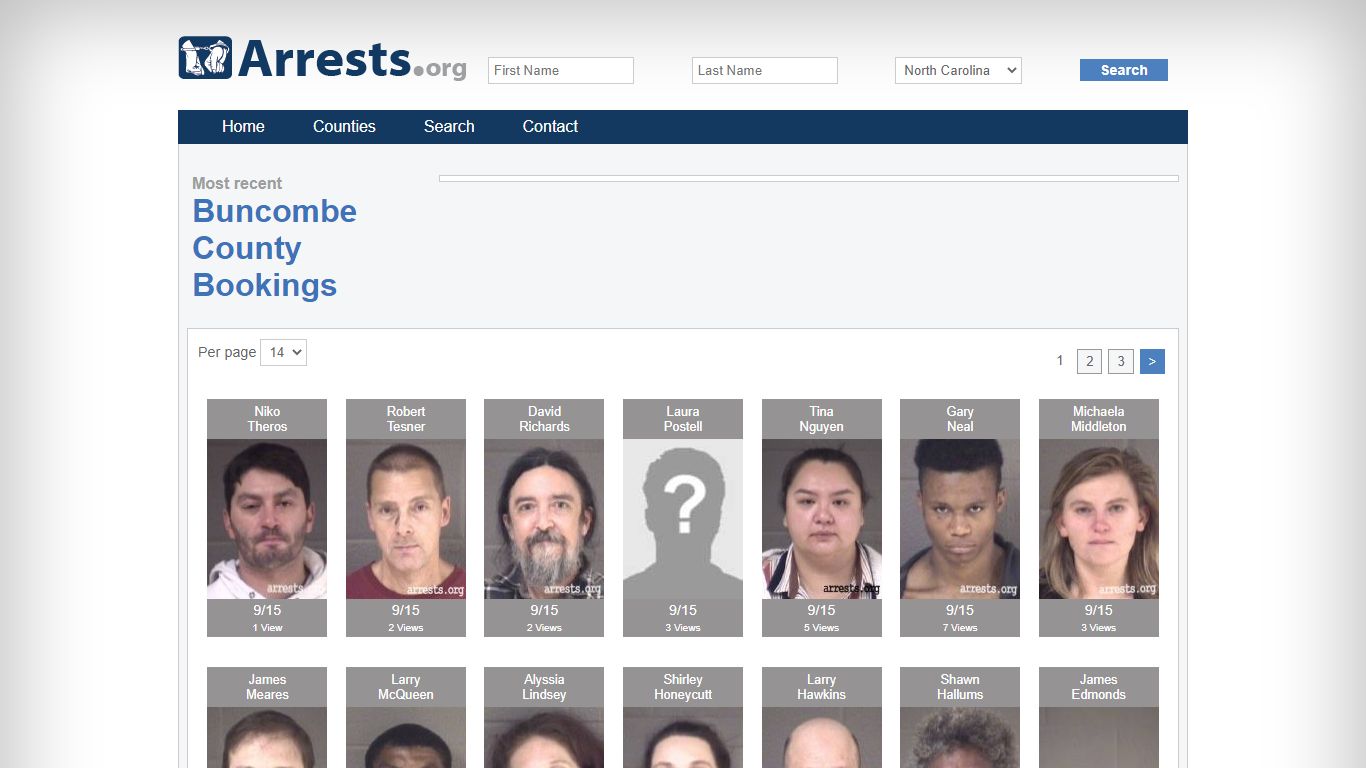 Buncombe County Arrests and Inmate Search